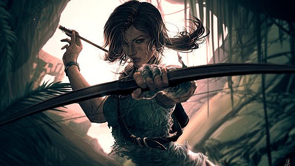 Lara Croft Video Game Art wallpaper