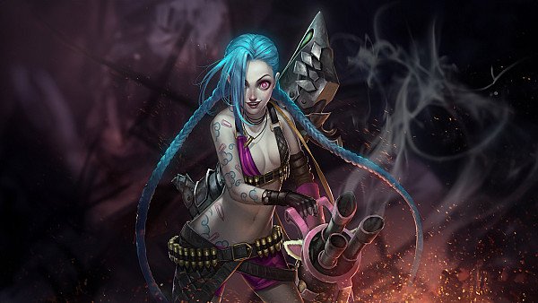 League Of Legends Jinx Enigmatic Heroine - hdwallpaper4k