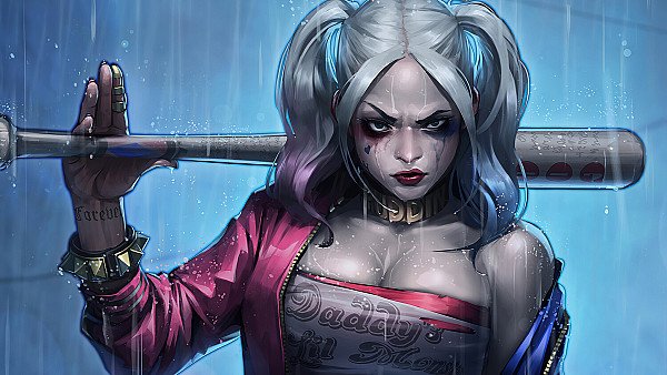 Little Monster Harley Quinn 4k - hdwallpaper4k