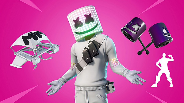 Marshmello X Fortnite 4k - hdwallpaper4k