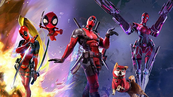 Marvel Duel Deadpool Family wallpaper