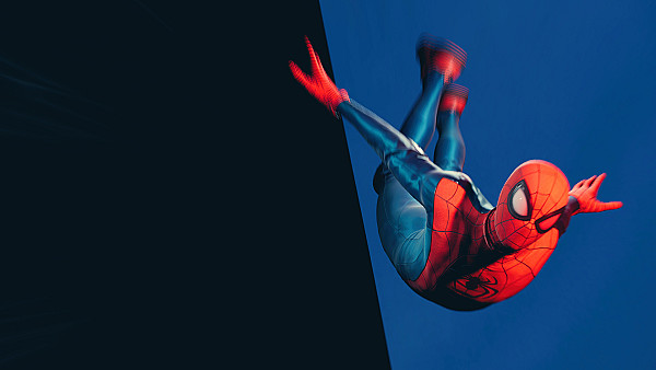 Marvel Spider Man Miles Morales Jumping 4k - hdwallpaper4k