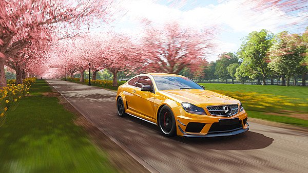 Mercedes Benz C63 AMG Coupe Forza Horizon 4 4k - hdwallpaper4k