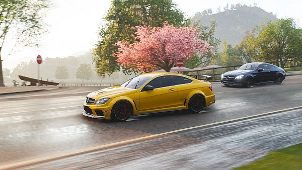 Mercedes Benz C63 AMG Coupe In Forza Horizon 4 4k - hdwallpaper4k