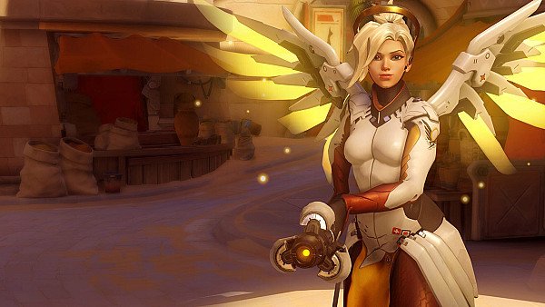 Mercy In Overwatch Game - hdwallpaper4k