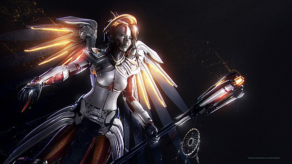 Mercy Overwatch Artwork Hd - hdwallpaper4k