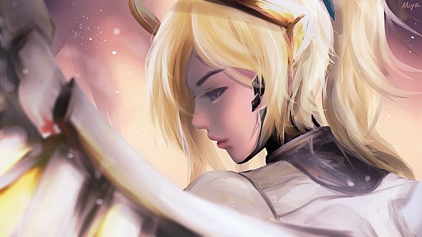 Mercy Overwatch Digital Art - hdwallpaper4k