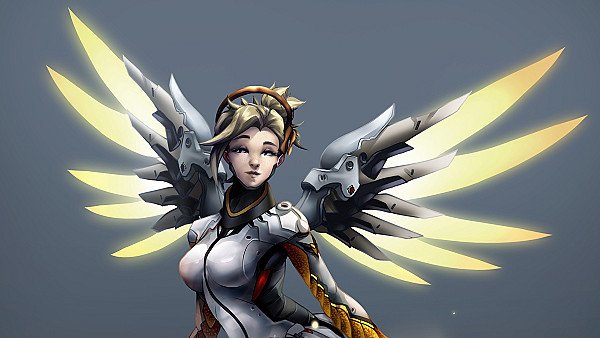 Mercy Overwatch Digital Art 5k - hdwallpaper4k