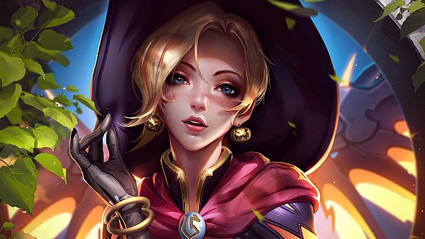 Mercy Overwatch Fantasy 5k - hdwallpaper4k