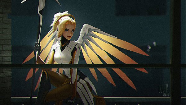 Mercy Overwatch Game Art 4k - hdwallpaper4k