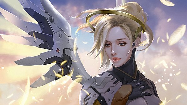 Mercy Overwatch Game Artwork - hdwallpaper4k