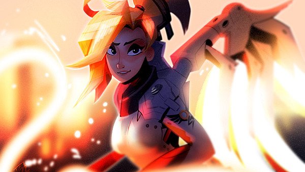 Mercy Overwatch Hd Art - hdwallpaper4k