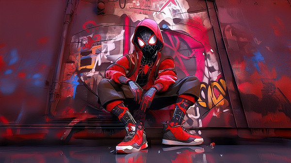 Miles Morales Dynamic Defender - hdwallpaper4k