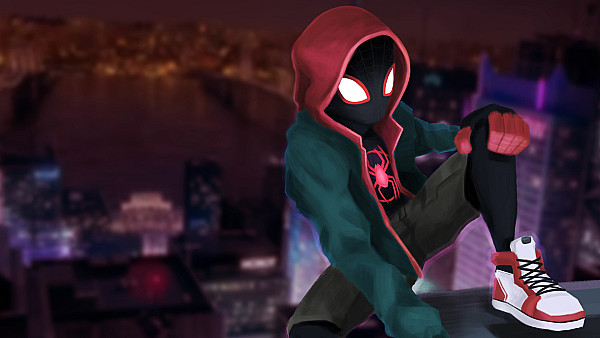 Miles Morales New York City - hdwallpaper4k