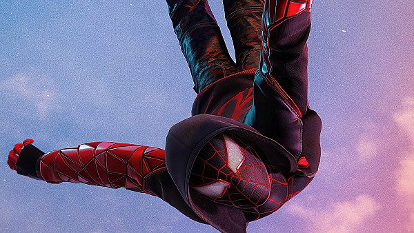 Miles Morales Ps5 Spiderman Jump 4k - hdwallpaper4k