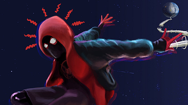 Miles Morales Sketch Art - hdwallpaper4k