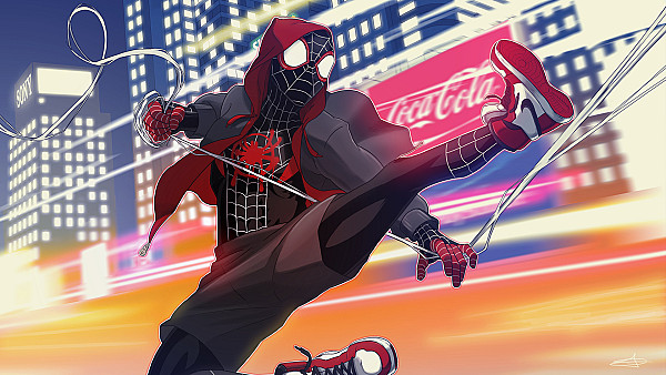 Miles Morales Spider Verse - hdwallpaper4k