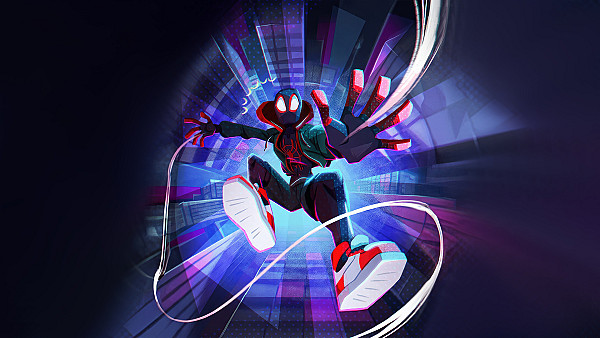 Miles Morales Swings Into View - hdwallpaper4k