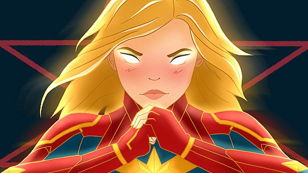 New Art Captain Marvel wallpaper