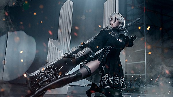 Nier Automata 2B CosplayGirl 4k - hdwallpaper4k