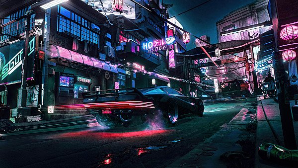 Night Chase In Little China Cyberpunk 2077 - hdwallpaper4k