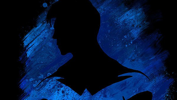 Nightwing Paint Art wallpaper