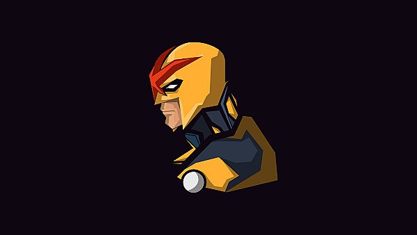 Nova Marvel Comics Minimalism - hdwallpaper4k