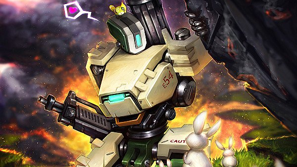 Overwatch Bastion Robot Artwork 4k - hdwallpaper4k