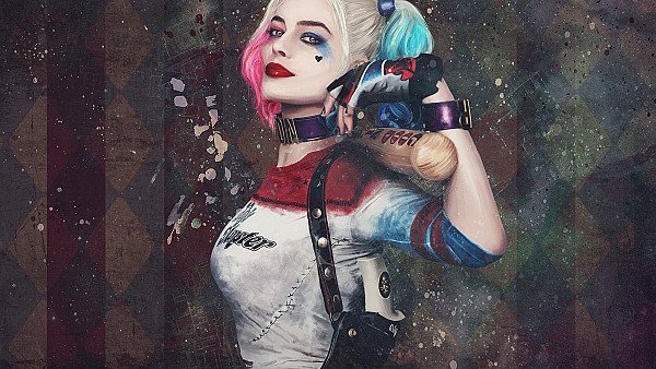 Paint Art Harley Quinn - hdwallpaper4k