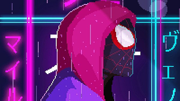 Pixel Art Miles Morales - hdwallpaper4k