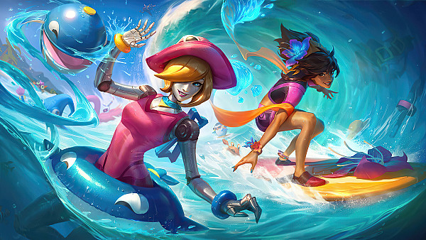 Pool Party Orianna And Taliyah League Of Legends - hdwallpaper4k