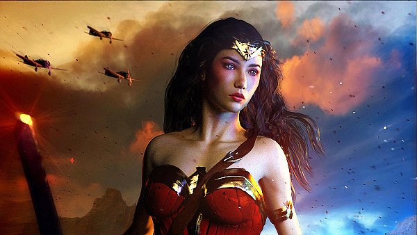 Power Courage Wonder Woman - hdwallpaper4k