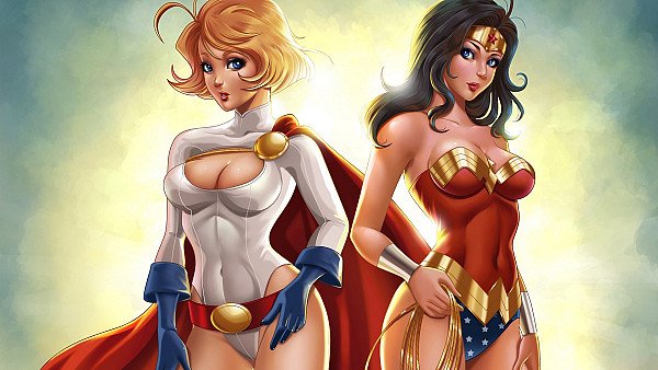 Power Girl And Wonder Woman - hdwallpaper4k