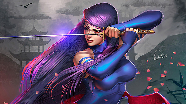 Psylocke 4k Art - hdwallpaper4k