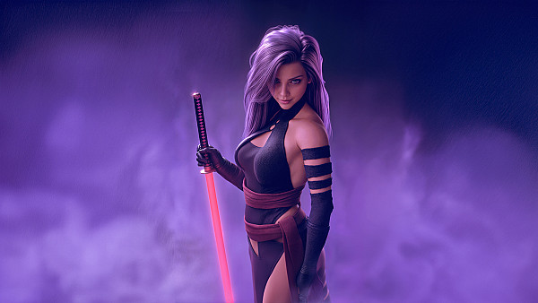 Psylocke Strikes - hdwallpaper4k