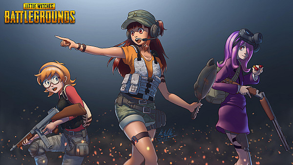 Pubg Anime Crossover Art - hdwallpaper4k