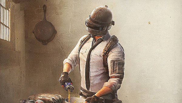 Pubg Helmet Guy Cooking - hdwallpaper4k