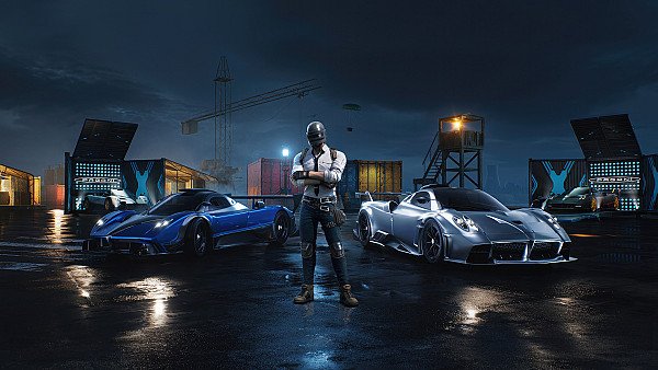 Pubg Helmet Guy With Pagani - hdwallpaper4k