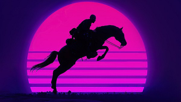 Red Dead Redemption 2 Synthwave 5k - hdwallpaper4k