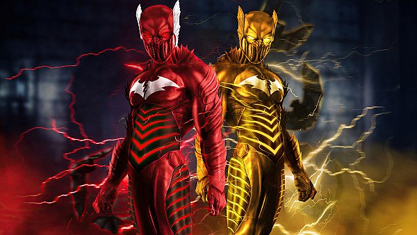 Red Death Bruce Wayne And Reverse Death Barry Allen - hdwallpaper4k