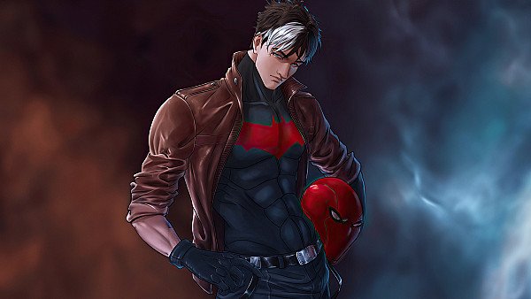 Red Hood Helmet Off - hdwallpaper4k