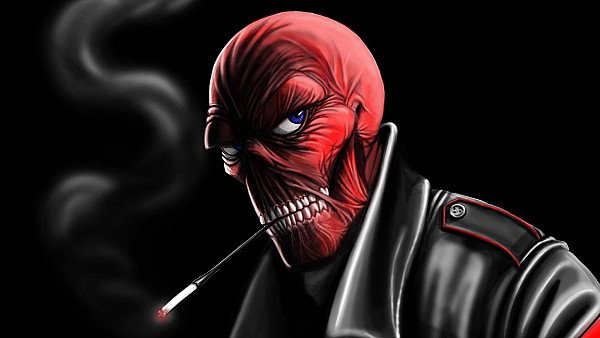 Red Skull 5k - hdwallpaper4k