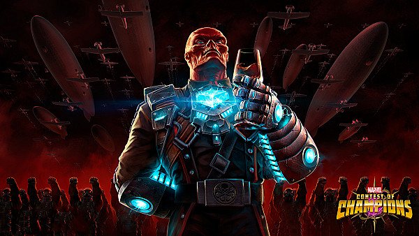 Red Skull Contest Of Champions 4k - hdwallpaper4k