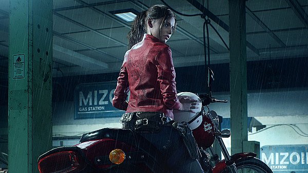 Resident Evil 2 2019 Claire Redfield Harley Davidson - hdwallpaper4k