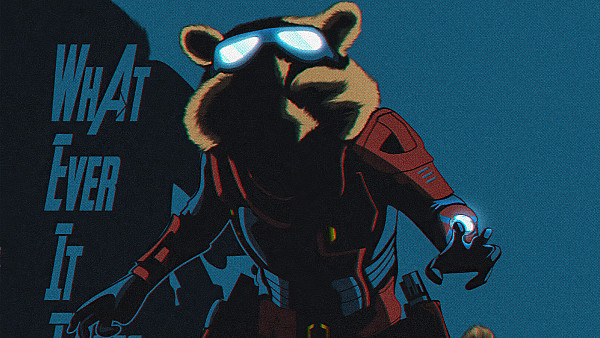 Rocket Raccoon Avengers End Game Minimal 4k - hdwallpaper4k