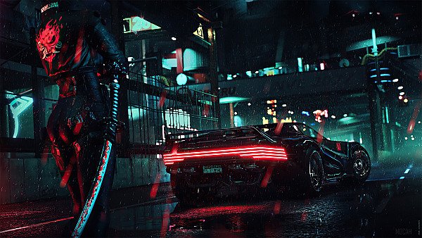 Samurai Sword Girl Cyberpunk 2077 - hdwallpaper4k