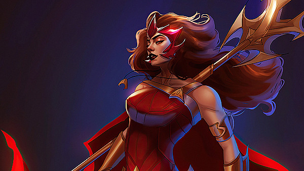 Scarlet Witch Comic Art - hdwallpaper4k