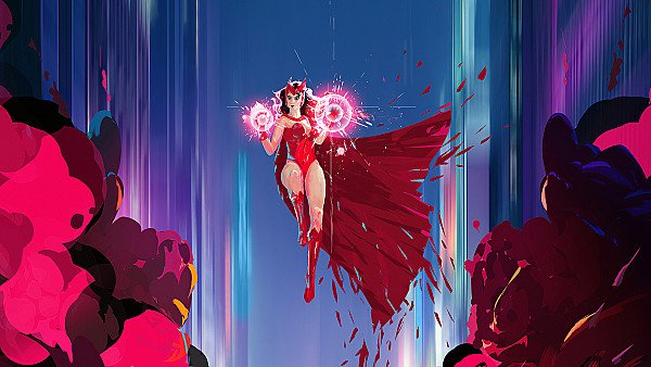 Scarlet Witch Power 4k Art - hdwallpaper4k