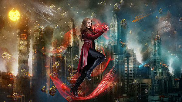 Scarlet Witch Powerful 5k - hdwallpaper4k