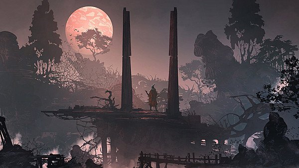 Sekiro Shadows Die Twice Digital Fan Art wallpaper